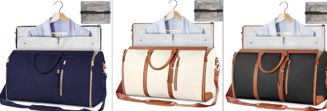 Large Capacity Travel Handbag Women's Handbag, Foldable Garment Bag | Waterproof Tote