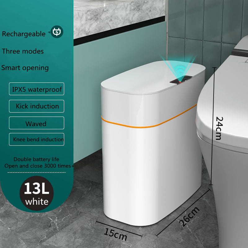 Smart Bin with Lid for Bedroom and Living Room