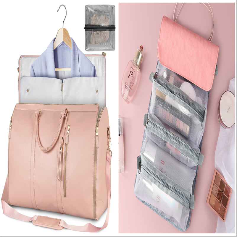 Large Capacity Travel Handbag Women's Handbag, Foldable Garment Bag | Waterproof Tote