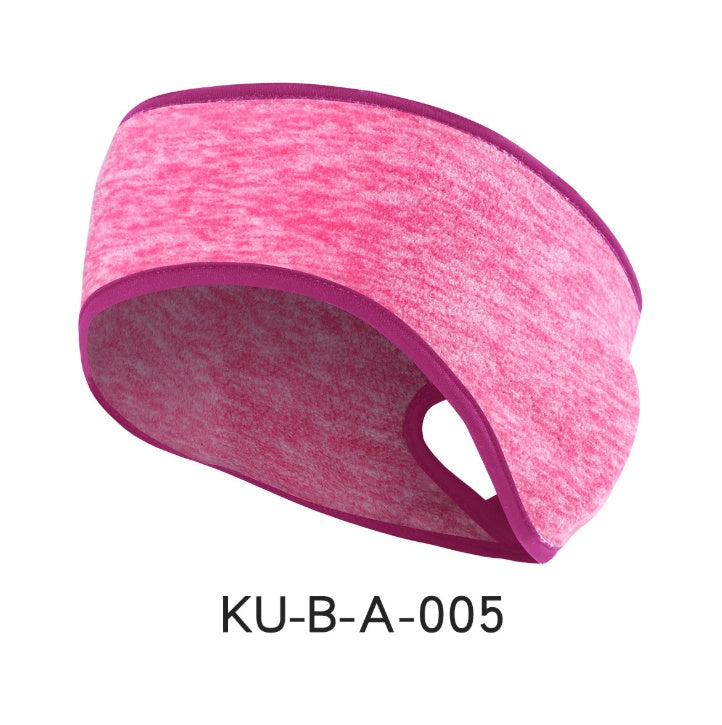 Winter Running Horsetail Hole Ears Windproof and Cold Earmuffs