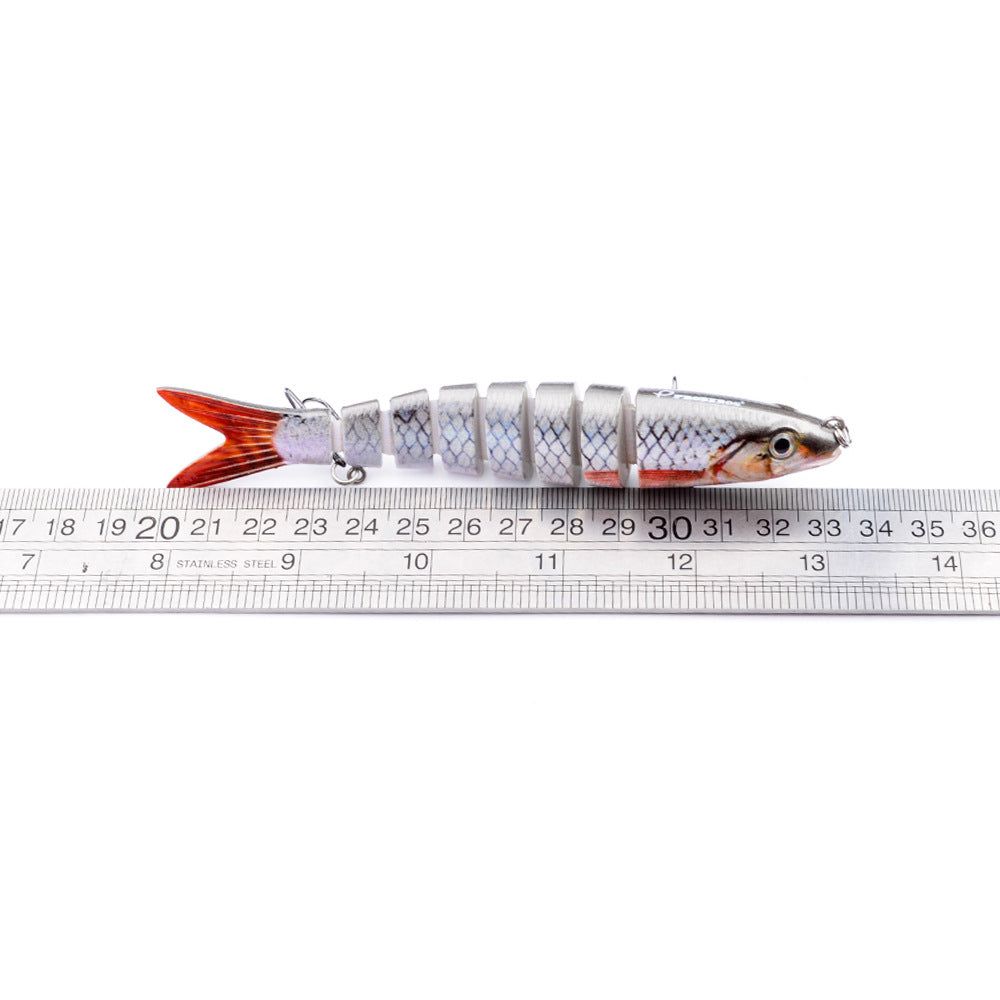 Pêche au brochet Leurres Artificielle Multi Articulé Sections Dur Appâts Pêche À La Traîne Brochet Carpe De Pêche Outils
