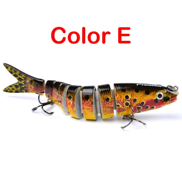 Pêche au brochet Leurres Artificielle Multi Articulé Sections Dur Appâts Pêche À La Traîne Brochet Carpe De Pêche Outils