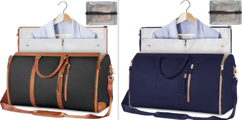 Large Capacity Travel Handbag Women's Handbag, Foldable Garment Bag | Waterproof Tote