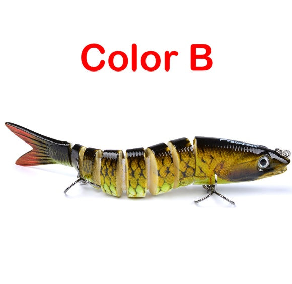 Pêche au brochet Leurres Artificielle Multi Articulé Sections Dur Appâts Pêche À La Traîne Brochet Carpe De Pêche Outils
