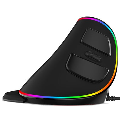 RGB wired vertical ergonomic mouse anti-mouse hand