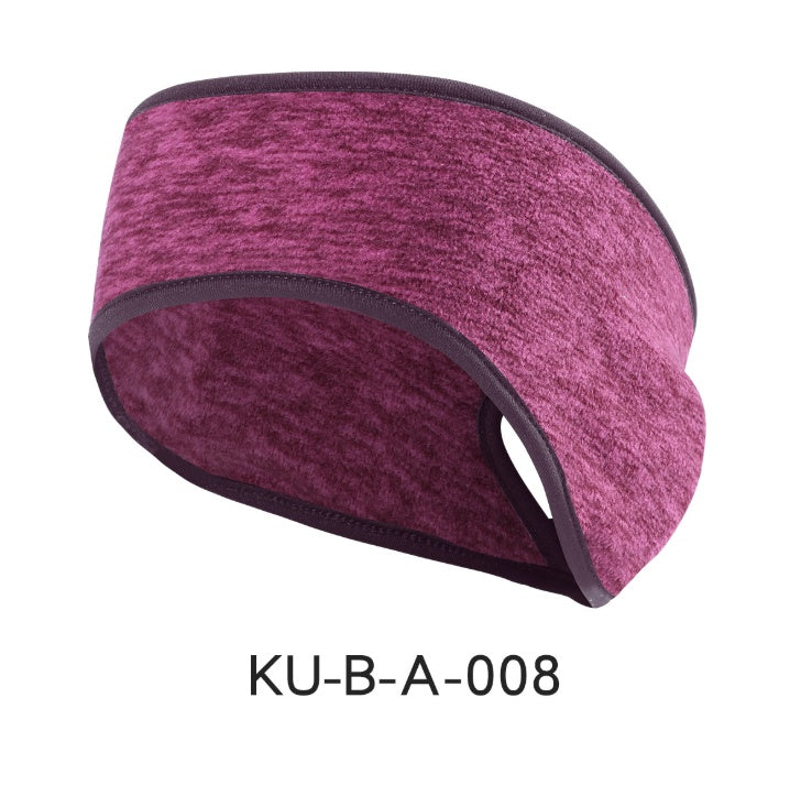 Winter Running Horsetail Hole Ears Windproof and Cold Earmuffs