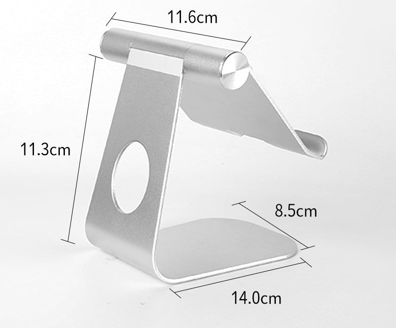 Multifunctional Double Folding Aluminum Cell Phone Stand