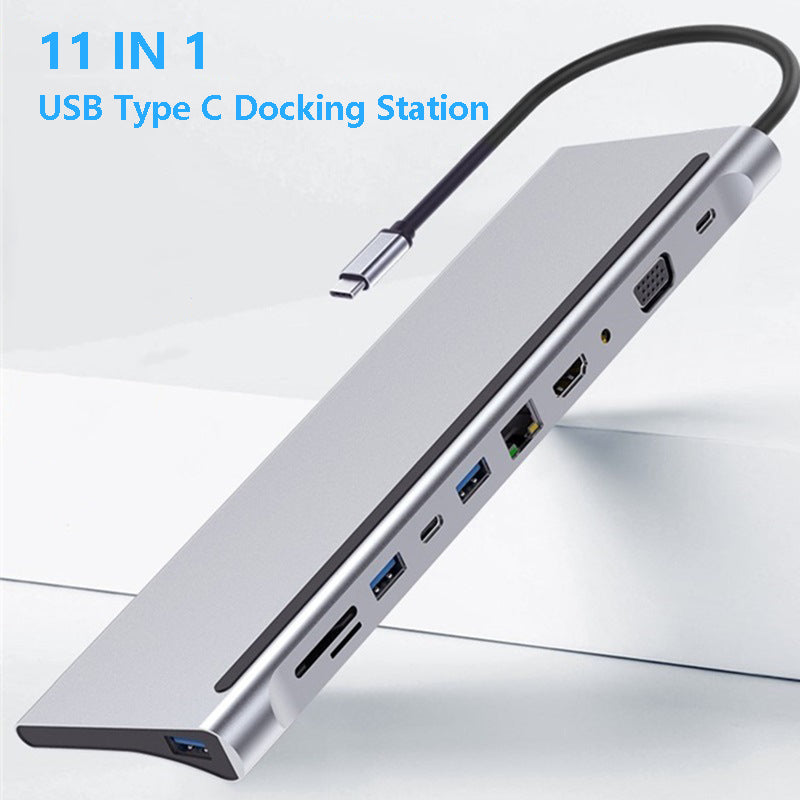 Laptop docking station extension hub