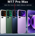 téléphone M17 Pro Max avec un grand écran