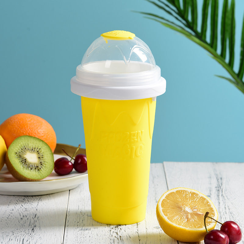 the cup in an ice cup and quickly make a cup smoothie