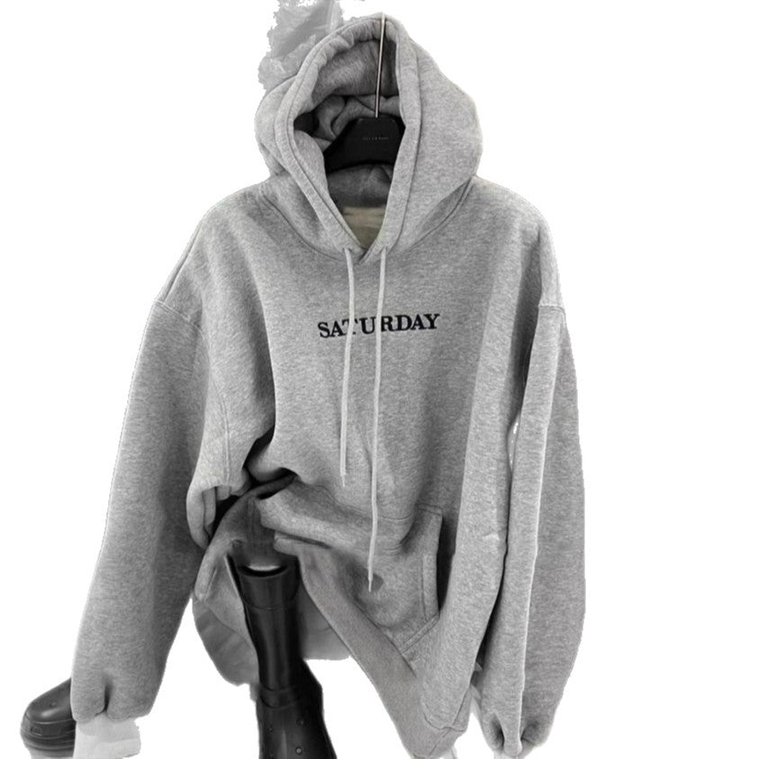 Laid-back Casual Pullover Long-sleeve Top For Fall/Winter