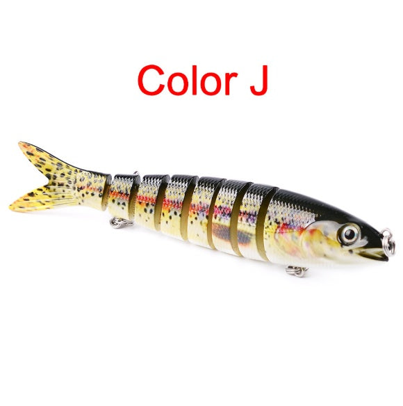 Pêche au brochet Leurres Artificielle Multi Articulé Sections Dur Appâts Pêche À La Traîne Brochet Carpe De Pêche Outils