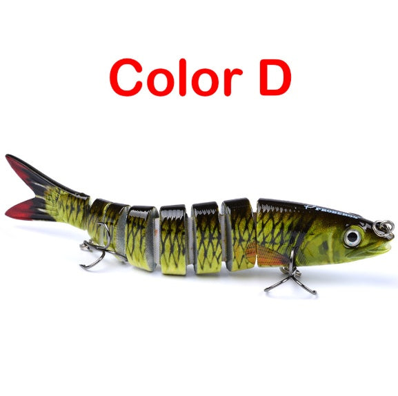 Pêche au brochet Leurres Artificielle Multi Articulé Sections Dur Appâts Pêche À La Traîne Brochet Carpe De Pêche Outils
