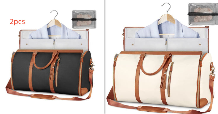 Large Capacity Travel Handbag Women's Handbag, Foldable Garment Bag | Waterproof Tote