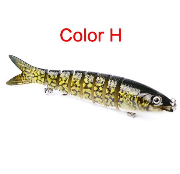 Pêche au brochet Leurres Artificielle Multi Articulé Sections Dur Appâts Pêche À La Traîne Brochet Carpe De Pêche Outils