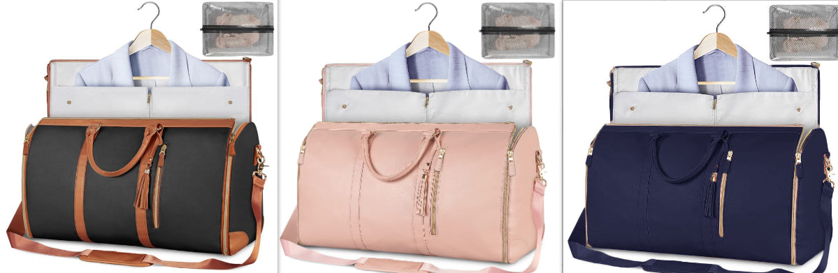 Large Capacity Travel Handbag Women's Handbag, Foldable Garment Bag | Waterproof Tote