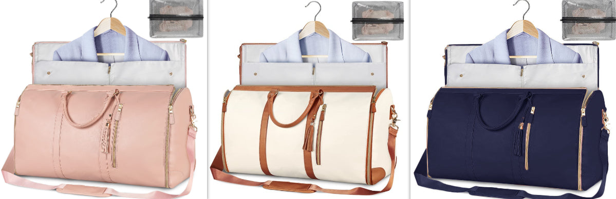 Large Capacity Travel Handbag Women's Handbag, Foldable Garment Bag | Waterproof Tote