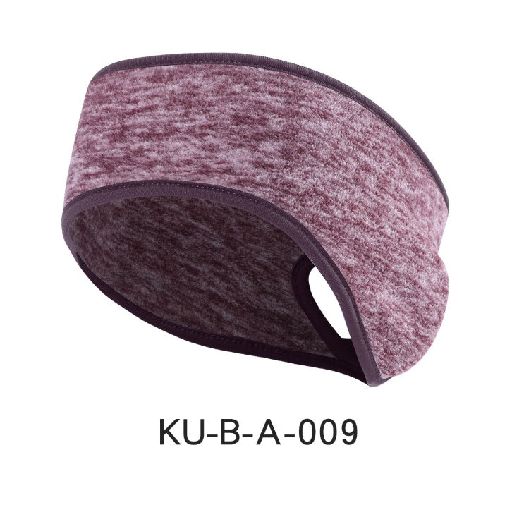 Winter Running Horsetail Hole Ears Windproof and Cold Earmuffs