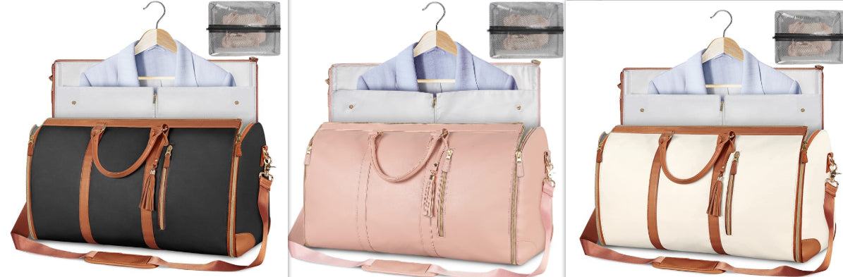 Large Capacity Travel Handbag Women's Handbag, Foldable Garment Bag | Waterproof Tote