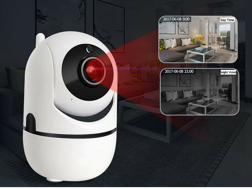 Wireless WiFi IP Home Security CCTV Camera Monitor