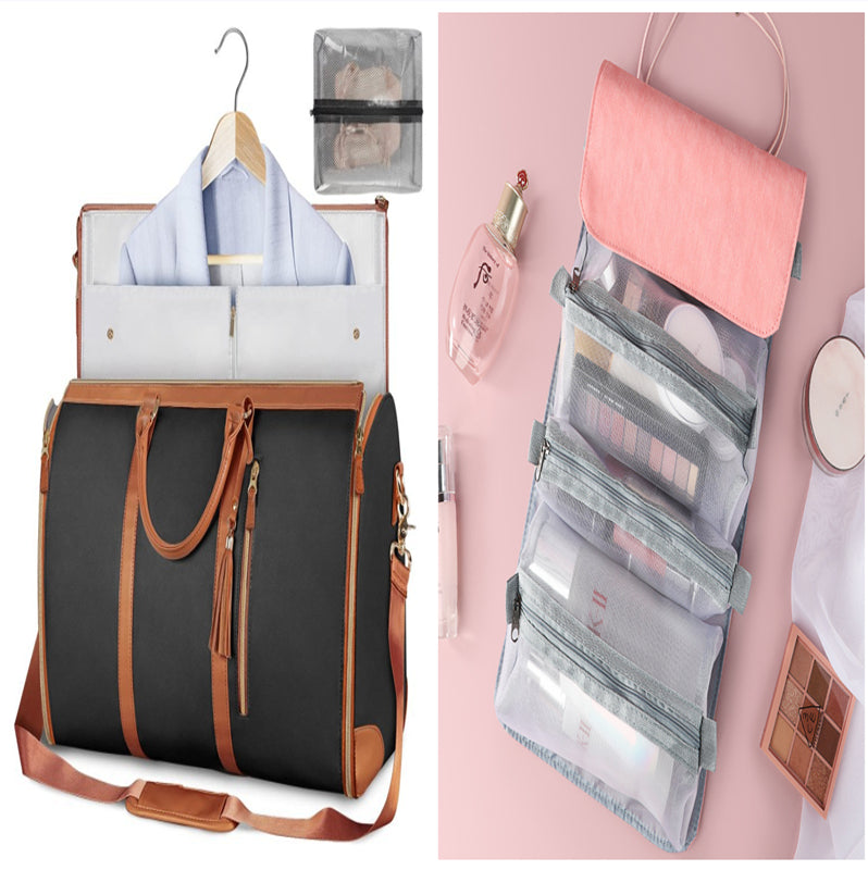 Large Capacity Travel Handbag Women's Handbag, Foldable Garment Bag | Waterproof Tote