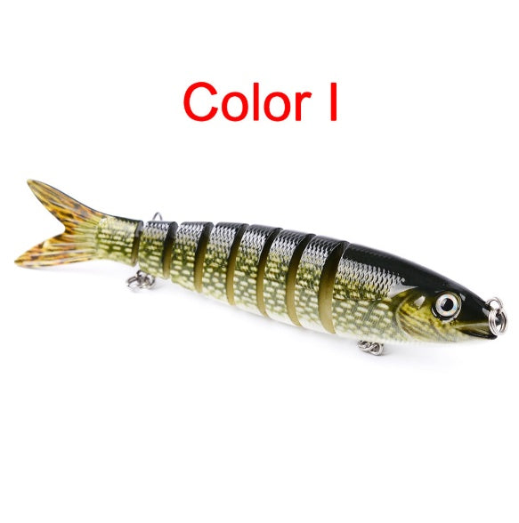 Pêche au brochet Leurres Artificielle Multi Articulé Sections Dur Appâts Pêche À La Traîne Brochet Carpe De Pêche Outils