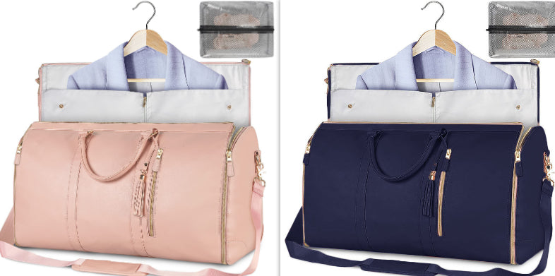 Large Capacity Travel Handbag Women's Handbag, Foldable Garment Bag | Waterproof Tote