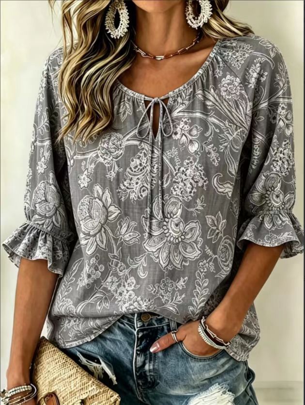 Cross-border Foreign Trade Spring/Summer Everyday Casual Collared Shirt