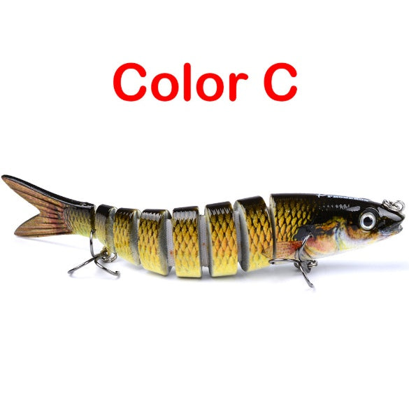Pêche au brochet Leurres Artificielle Multi Articulé Sections Dur Appâts Pêche À La Traîne Brochet Carpe De Pêche Outils
