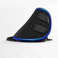 ergonomique vertical RGB souris filaire à main anti-souris