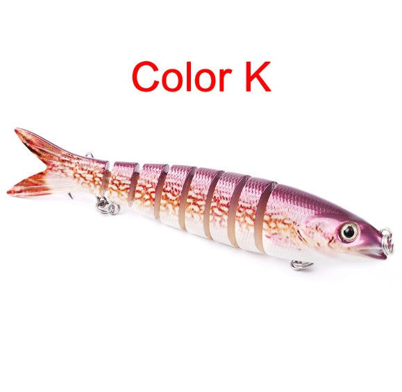 Pêche au brochet Leurres Artificielle Multi Articulé Sections Dur Appâts Pêche À La Traîne Brochet Carpe De Pêche Outils