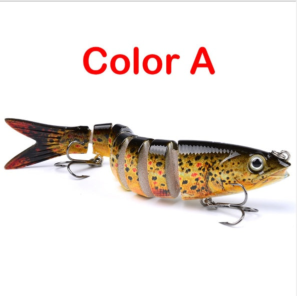 Pêche au brochet Leurres Artificielle Multi Articulé Sections Dur Appâts Pêche À La Traîne Brochet Carpe De Pêche Outils