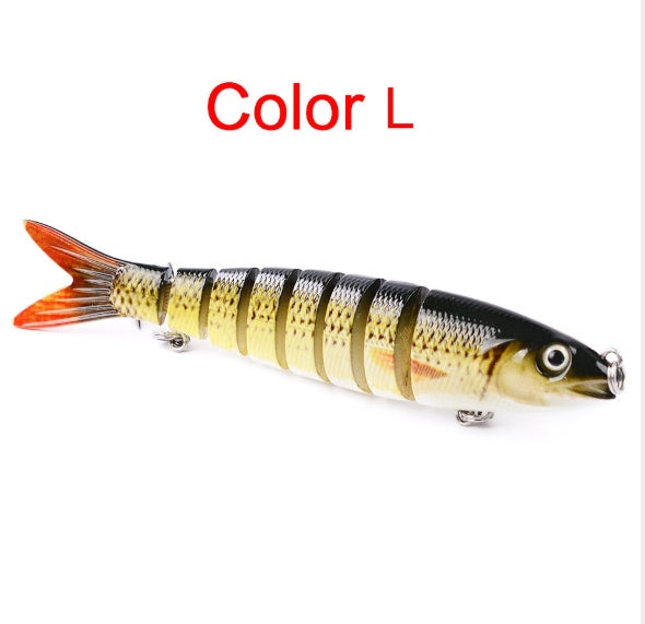 Pêche au brochet Leurres Artificielle Multi Articulé Sections Dur Appâts Pêche À La Traîne Brochet Carpe De Pêche Outils