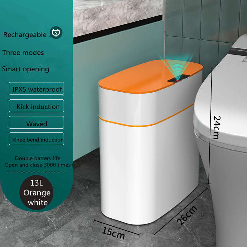 Smart Bin with Lid for Bedroom and Living Room
