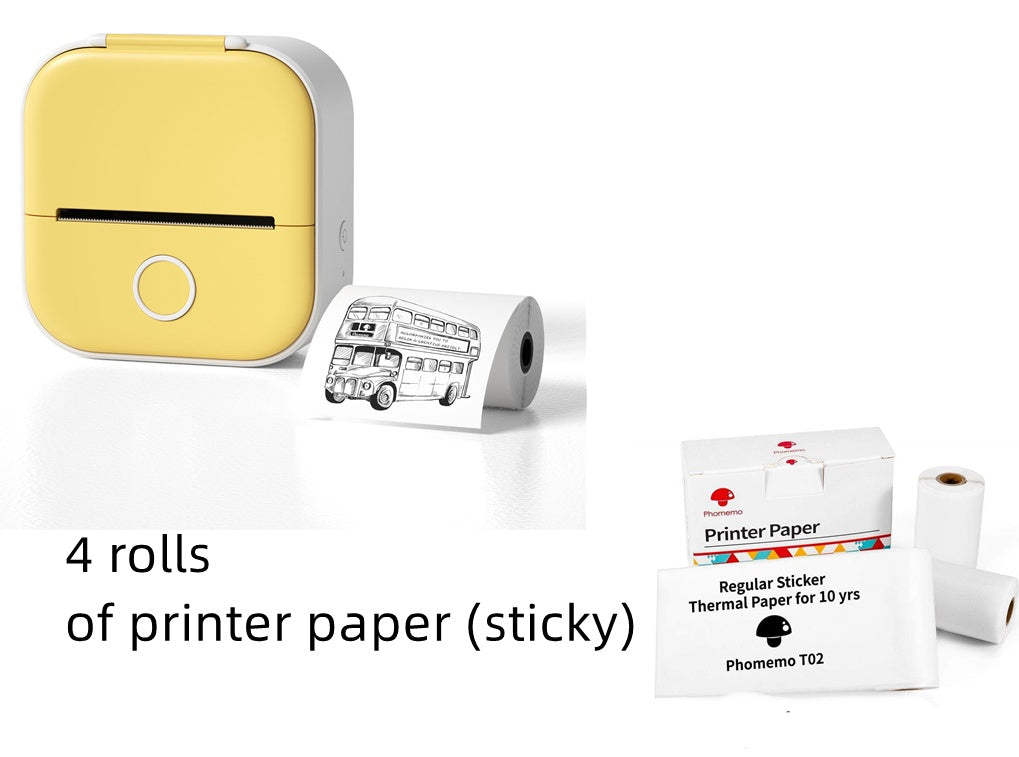 Portable Thermal Mini Label Printer Home Photo Printer Bad Question Student Photo Printer Bluetooth Mini Label Price Tag Printer