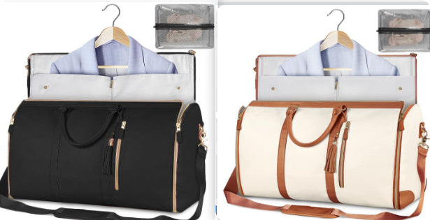 Large Capacity Travel Handbag Women's Handbag, Foldable Garment Bag | Waterproof Tote