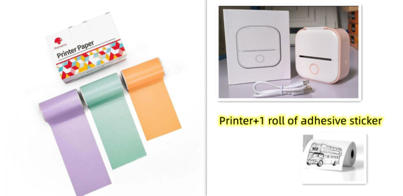 Portable Thermal Mini Label Printer Home Photo Printer Bad Question Student Photo Printer Bluetooth Mini Label Price Tag Printer