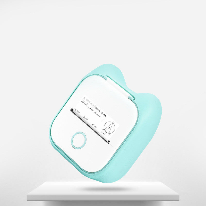 Mini imprimante d'étiquettes thermique portable Imprimante photo pour la maison Imprimante photo pour étudiant à mauvaise question Imprimante Bluetooth Mini étiquette Étiquette de prix