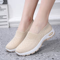 Women's Breathable Classic Style Soft Sole Non-Slip Flyknit Walking Shoes
