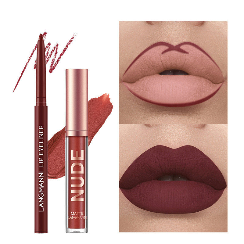 Lip Gloss Lip Liner Makeup Set of 12