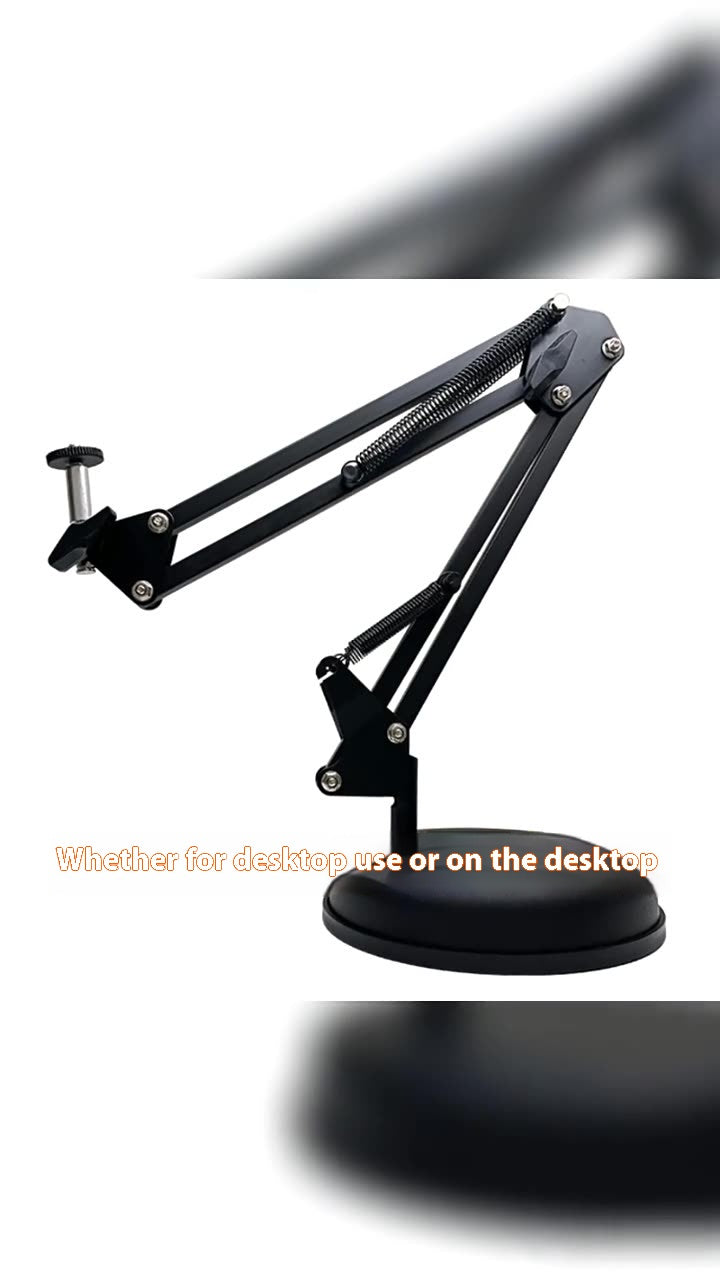 Support paresseux de bureau, support de support en porte-à-faux pour tablette, artefact de diffusion en direct et d'observation de théâtre, support en porte-à-faux en métal pliable