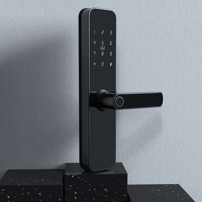 serrure d'empreinte digitale de porte en bois