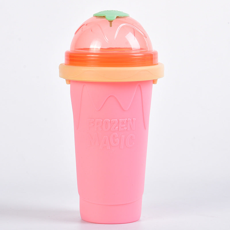 the cup in an ice cup and quickly make a cup smoothie
