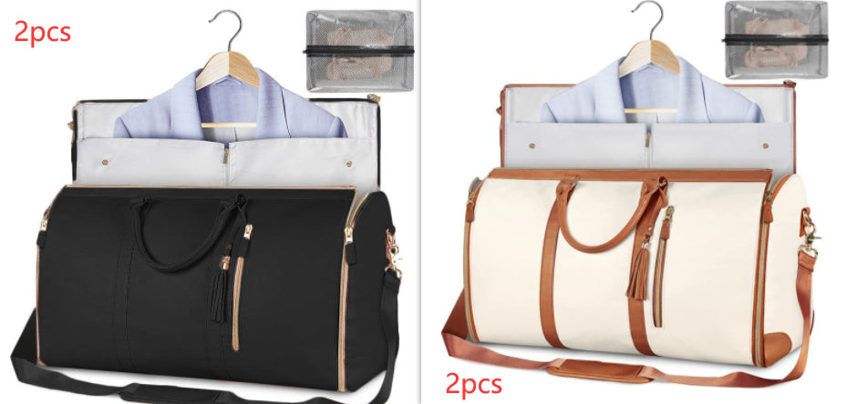Large Capacity Travel Handbag Women's Handbag, Foldable Garment Bag | Waterproof Tote