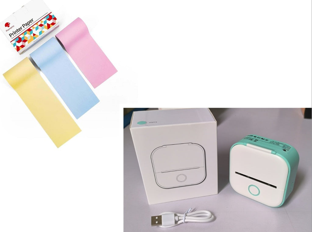 Portable Thermal Mini Label Printer Home Photo Printer Bad Question Student Photo Printer Bluetooth Mini Label Price Tag Printer