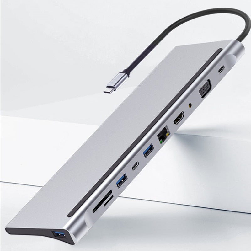 Laptop docking station extension hub