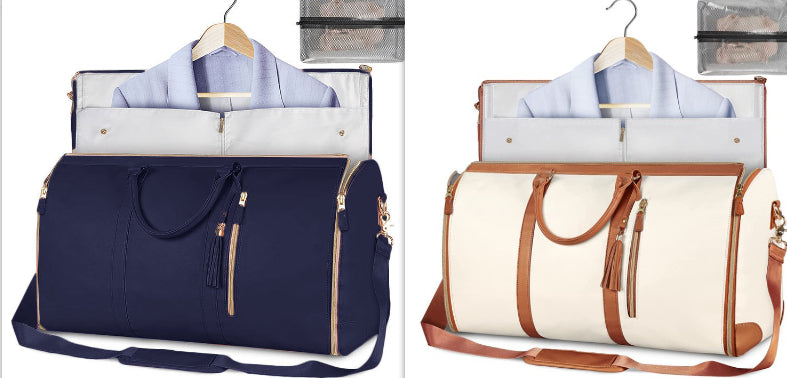 Large Capacity Travel Handbag Women's Handbag, Foldable Garment Bag | Waterproof Tote