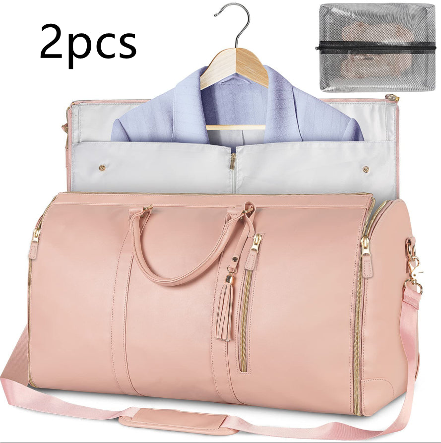 Large Capacity Travel Handbag Women's Handbag, Foldable Garment Bag | Waterproof Tote