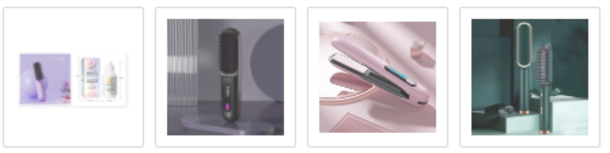 Cordless Hair Straightener, 2-in-1 Mini Roller USB 5000mAh Max 200 Degrees, 4-Level Portable Cordless Curler, Dry and Wet Use