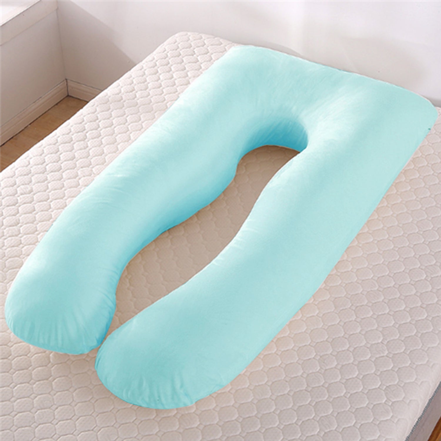 Soutien Oreiller De Couchage d'été Pour Les Femmes Enceintes U Forme De Maternité Oreillers Grossesse En Soie de Glace